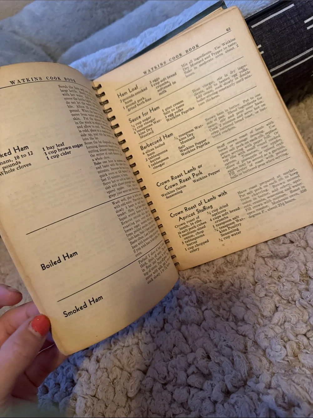 VINTAGE Watkins Cookbook J R Watkins Co RARE Collectible 1943 WINONA, MINN
